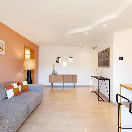 Citybeach Soha- Rue D'antibes - 2 Bdr 2 Bthr 1 Toil - Clim Terrace Parking Elevator Lägenhet *